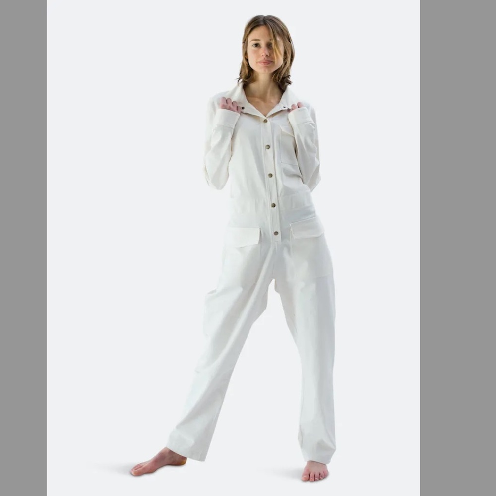 For Days Modern Jumpsuit, Ecru/White, XS